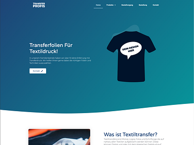 Textil Transfer Website