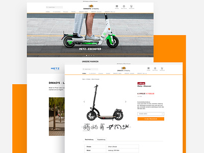 DimaSys Emobility Webshop landing page ui ui design uiux webdesign webshop