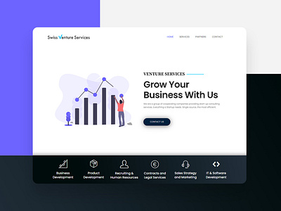 Swiss Venture Services webdesign