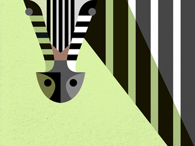 Zebra Portrait artwork design illustration josh brill lumadessa portrait zebra