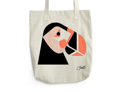 Puffin Tote WIP