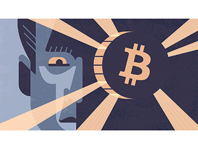 Bitcoin article illustration article bitcoin brill illustration information josh