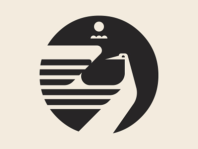 Sora Symbol (B&W) WIP art artwork branding crane design icon illustration logo sky sora stamp symbol vector wip