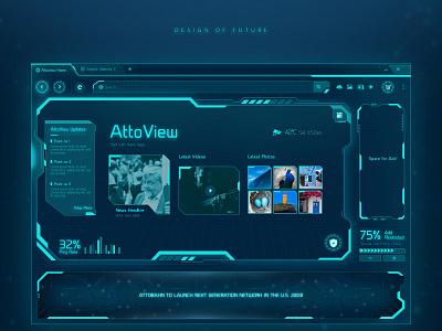 AutoView block blockchain browser dark softeare dark ui dashboard dashboard design database design digital art future futuristic dashboard glowing neon light software design technology technology icons ui website website design