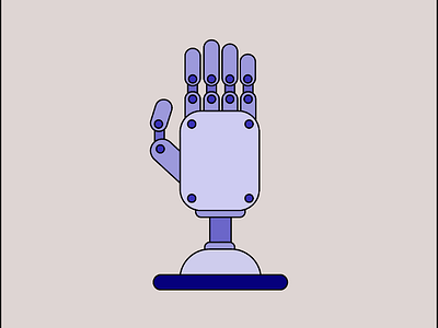 Robohand art ai robot illustrator