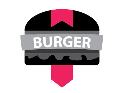 Burger burger sticker