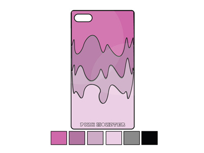 iPhone Cover #2 - Pink Monester