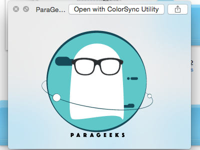 ParaGeeks Logo abnormal cloud geek ghost glasses nerd parageeks sky