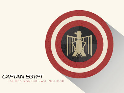 Captain Egypt captain eagle egypt egyptian man politics screw screws shield the who