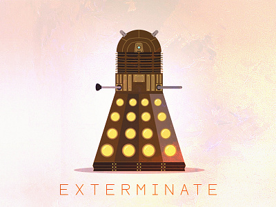 Dalek (7.2.15) dalek doctor who exterminate light plunger poster ray tardis whisk