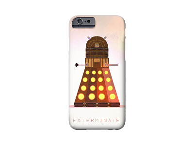 Dalek case deisgn iphone mockup