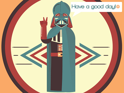 Darth Wishes You A Good Day darth vader