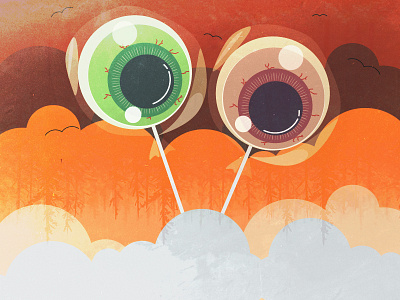 Eyepops candy eye eyes halloween iris lollipop scary sky