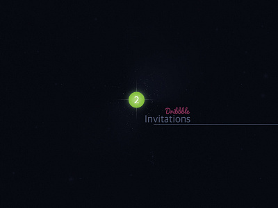 2 Dribbble Invites! dribbble giveaway invitation invite play