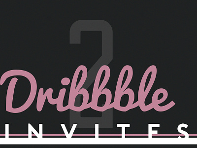 Dribbble invitations giveaway