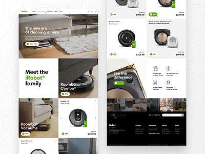 iRobot Landing Page