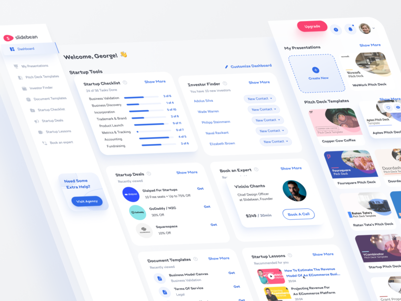 Slidebean Hub: Dashboard dashboard dashboard ui design hub illustration minimalism presentations responsive startup tools typography ui ui ux ui design uidesign uiux ux web design webdesign website widgets