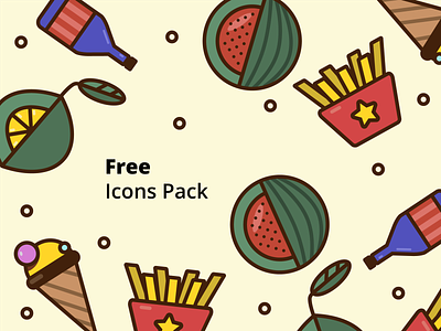 Free multicolored icons pack