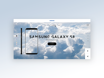 Samsung Galaxy S8 minimal minimalism minimalist onepage samsung samsung galaxy ui ui ux ui design uidesign uiux ux
