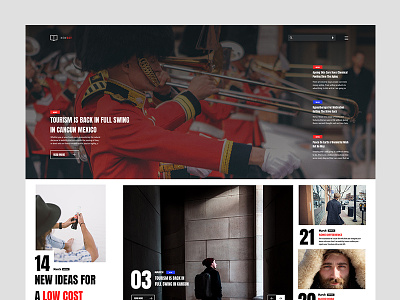 Newest design layout magazine news paper simple ui userexperience userinterface ux web