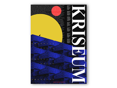 Kriseum Poster Design artwork baugasm best posters brand identity concept designchallenge everydaydesign everydayposter graphic design graphicindex icographica illustration instagram poster poster collection posteraday posters type typographic poster typography