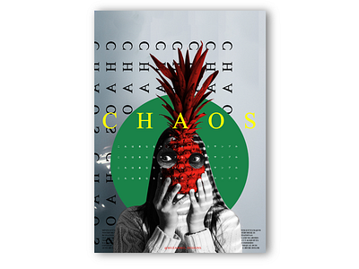 Chaos Poster Design artwork baugasm best posters brand identity concept design designchallenge everydaydesign everydayposter graphic design graphicindex icographica instagram poster poster collection posteraday posters type typographic poster typography