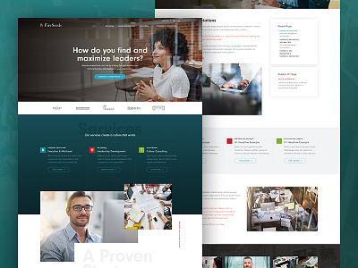 Maximized Leaders corporate craft design experience interface recruiting user web webdesign ui ux website