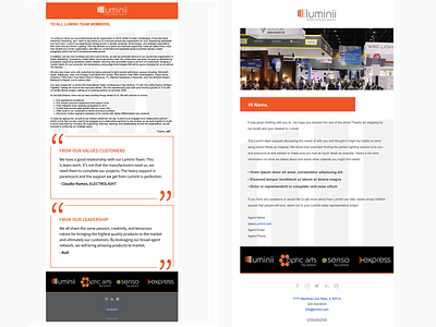 Luminii Email Templates