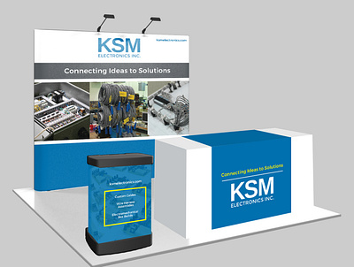 KSM Trade Booth design illustration