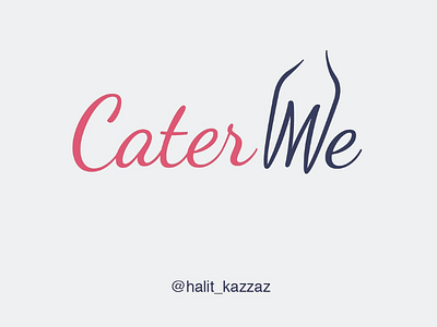CaterMe logo design food branding