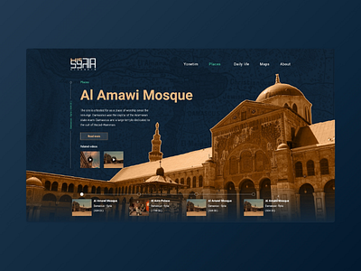 HisSyria website design ui uiux ux webdesign webiste