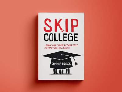Skip college 50s cartoon cover art cover book cover design drawing editorial editorial illustration education illustraion illustration onga poster