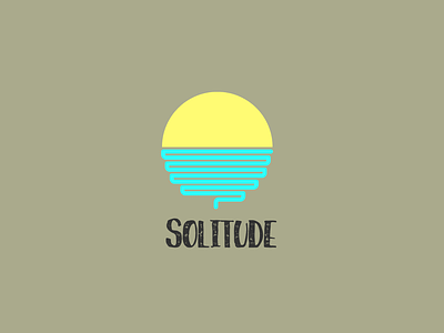 Solitude - Logo Design brand identity design branding designer logo logo design logo design branding logo designer logomark logotype setting sun logo