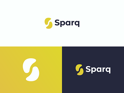 Sparq - Logo Design app brand design brand identity branding clean community creative design flat icon identity logo logo design minimal minimalist modern simple simple design tech technology