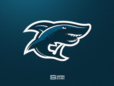 SHARK Mascot Logo