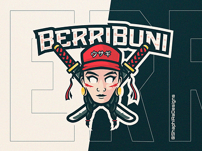 BERRIBUNI Mascot Logo