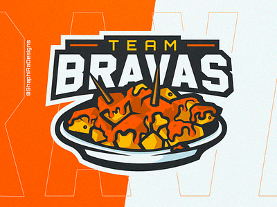 BRAVAS Mascot Logo branding design illustration logo mascot mascot logo shaphira shaphiradesigns type vector