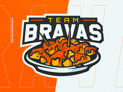 BRAVAS Mascot Logo