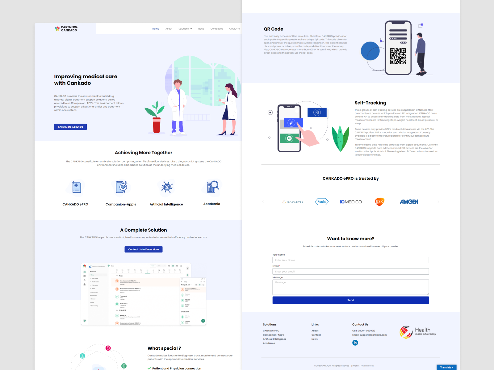 Website design for digital healthcare company by Quleep Design on Dribbble