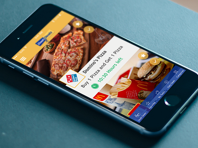 DeshDealz - Coupon Feed coupon app deal app flat flat ui ios8 restaurant ui ui design ux