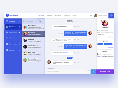 Chatbot Agent Screen by Quleep Design on Dribbble