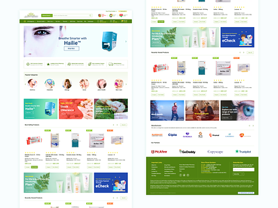 Online Pharmacy ecommerce ecommerce ecommerce design medicine online portal online shopping pharmaceuticals pharmacy ui design web webdesign