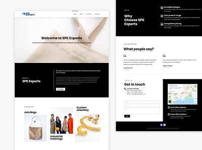 Export Company Website company design export import landingpage ui ux web webdesign website