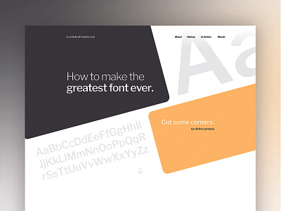 iLoveLibreFranklin.com Landing Page alphabet font landing page libre franklin librefranklin typeface web