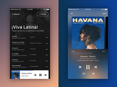 Daily UI #9: Music Player