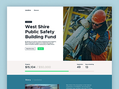 Daily UI #32: Crowdfunding Campaign