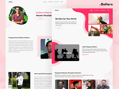 BeHero | Landing Page healthy hiv indonesia landingpage ui uidesign