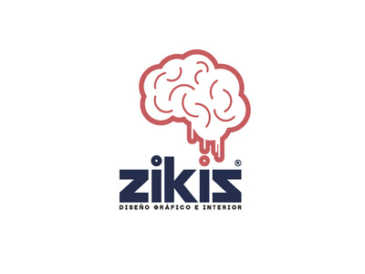 zikiz estudio brand branding design flat identity illustrator logo minimal type typography vector