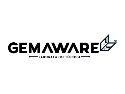 Gemaware Brand brand branding clean design flat identity illustration illustrator logo logotype minimal type typography vector web