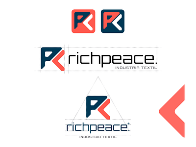 Richpeace Rebrand brand branding clean design flat graphic design graphics identity illustration illustrator logo logotype minimal type typography vector web